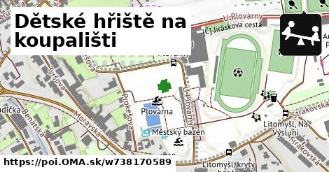 Dětské hřiště na koupališti