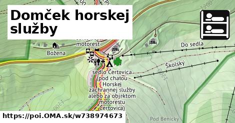 Domček horskej služby