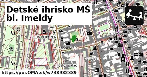 Detské ihrisko MŠ bl. Imeldy