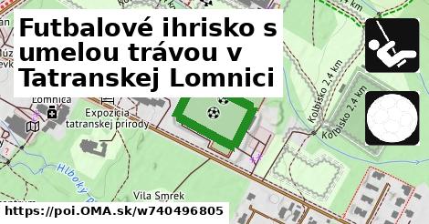 Futbalové ihrisko s umelou trávou v Tatranskej Lomnici