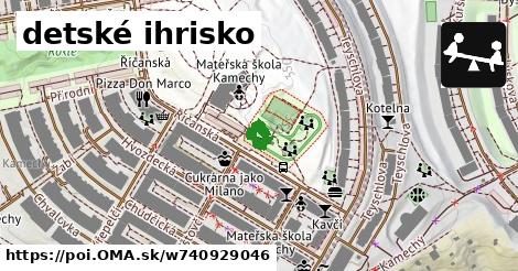 detské ihrisko