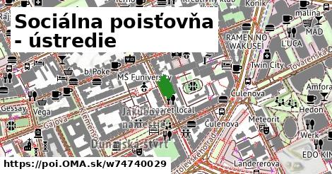 Sociálna poisťovňa - ústredie