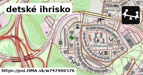 detské ihrisko