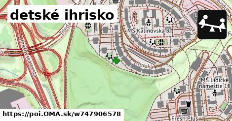 detské ihrisko