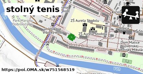 stolný tenis