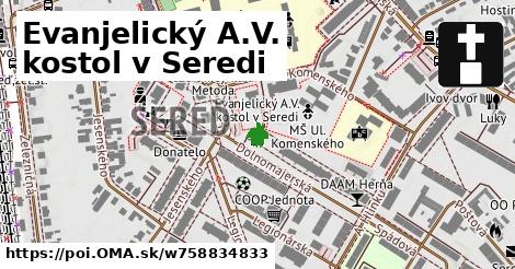 Evanjelický A.V. kostol v Seredi