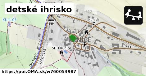 detské ihrisko