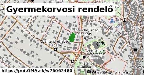 Gyermekorvosi rendelő