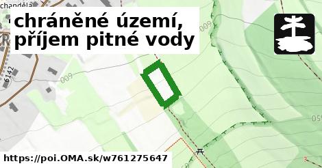 chráněné území, příjem pitné vody