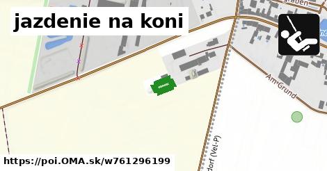 jazdenie na koni