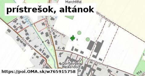 prístrešok, altánok