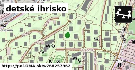 detské ihrisko