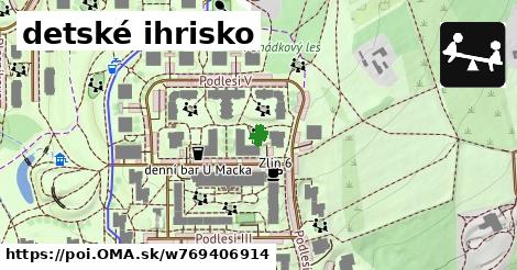 detské ihrisko