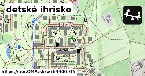 detské ihrisko