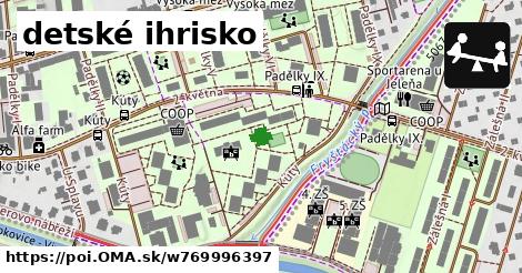 detské ihrisko