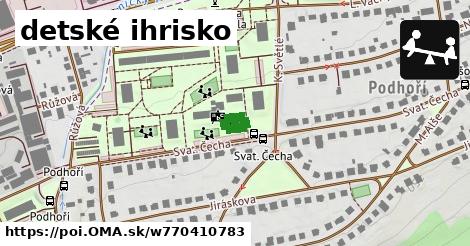 detské ihrisko