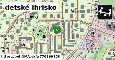 detské ihrisko