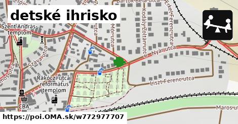 detské ihrisko