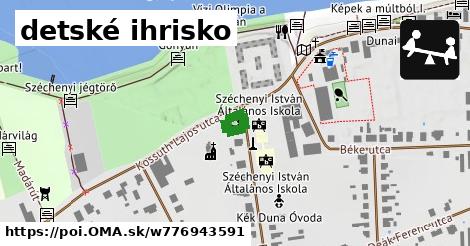 detské ihrisko