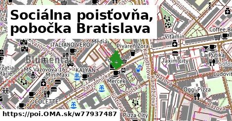 Sociálna poisťovňa, pobočka Bratislava