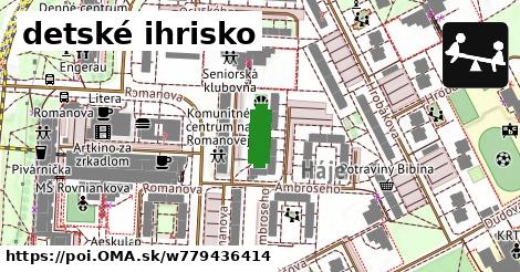 detské ihrisko