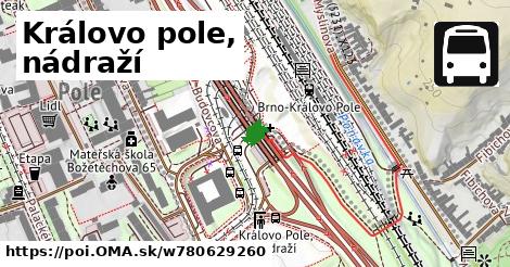 Královo pole, nádraží