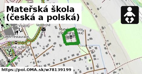 Mateřská škola (česká a polská)