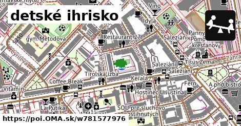 detské ihrisko