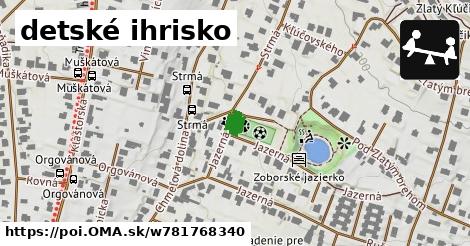 detské ihrisko