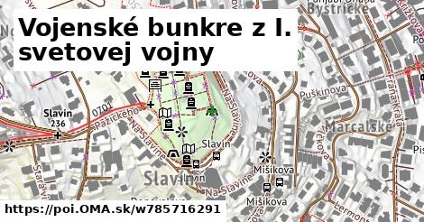 Vojenské bunkre z I. svetovej vojny