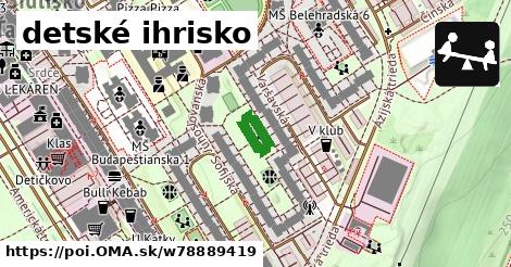 detské ihrisko