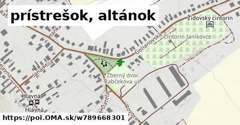 prístrešok, altánok