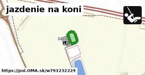 jazdenie na koni