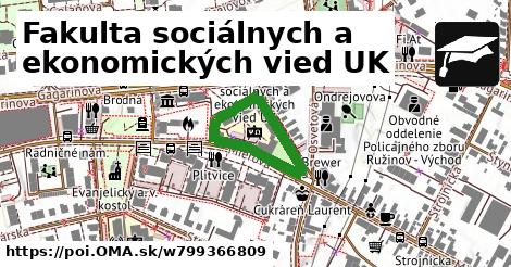 Fakulta sociálnych a ekonomických vied UK