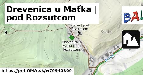 Drevenica u Maťka | pod Rozsutcom