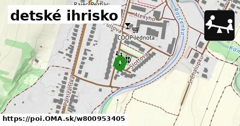 detské ihrisko