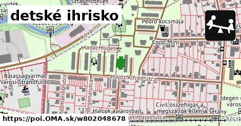 detské ihrisko