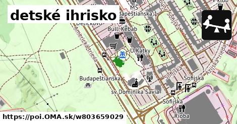 detské ihrisko