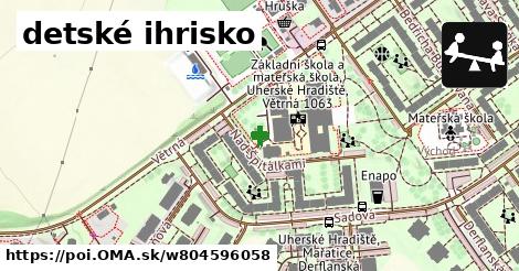 detské ihrisko