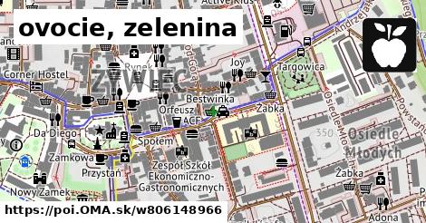 ovocie, zelenina