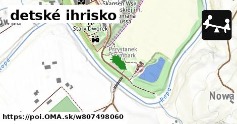 detské ihrisko