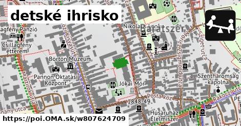 detské ihrisko