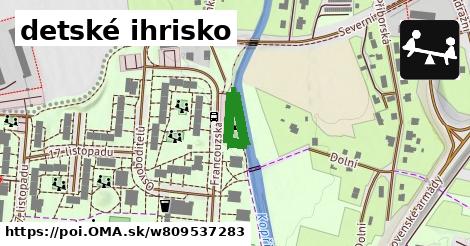 detské ihrisko