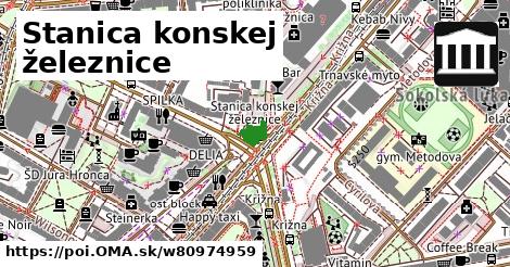 Stanica konskej železnice