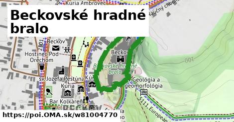 Beckovské hradné bralo