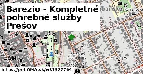 Barezio - Kompletné pohrebné služby Prešov