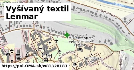 Vyšívaný textil Lenmar