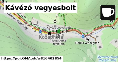 Kávézó vegyesbolt