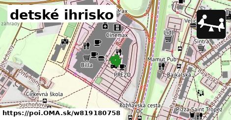 detské ihrisko