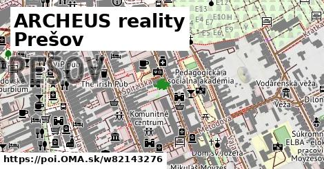 ARCHEUS reality Prešov